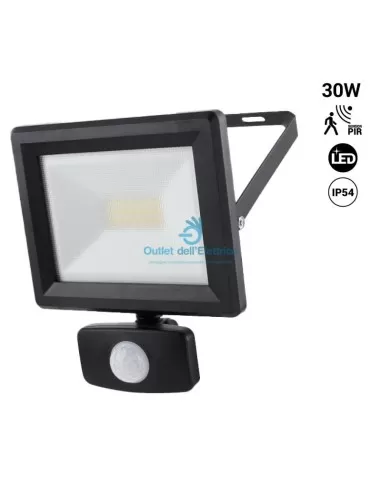 Marino cristal 41226 Lampo led projector with sensor 30w 4000k 2